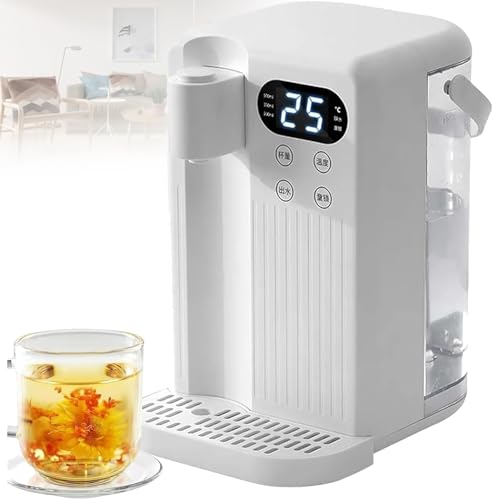 3L Instant Hot Water Dispenser, Digital Temp Control 25-99C, 8-Level Volume Einstellungen für Home Office Cafe. Schnelle Heizung mit LCD-Display, Tragbares Design, energiesparender Wasserkocher