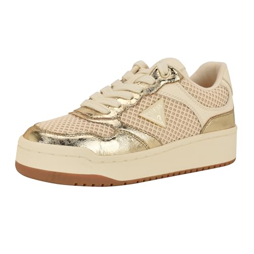 Guess Women's Miram Sneaker, Gold 714, 7