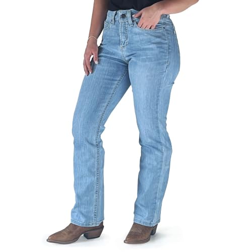 Justin 1879 A4 High Rise Straight Jean for Women - Classic Denim Style, Comfortable Fit, Versatile Wardrobe Essential