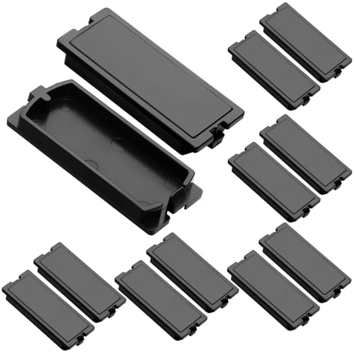 Kingdder 10 Pack Breaker Filler Plate, Circuit Breaker Panel Cover Knockout Filler Plate Box Cover Black