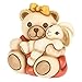 Produktbild THUN ® - Teddy Mädchen klein mit Hase - Keramik - H 5,7 cm - Linie I Klassiker