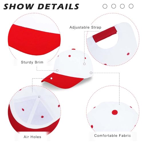 Image of ZH Plain Adjustable Baseball Cap - Lot of 12 Unisex Blank Design Caps