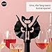 OTOTO Vino Spooky Bat 2-in-1 Wine & Beer Opener, Corkscrew & Bottle Opener - Goth Wine Accessories & Gifts for Wine Lovers