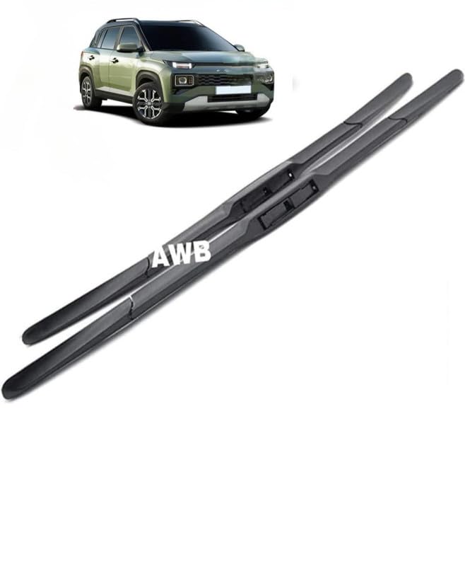 Image of AWB Front Hybrid Wiper Blade Compatible with Hyundai Exter (Pack of 2)