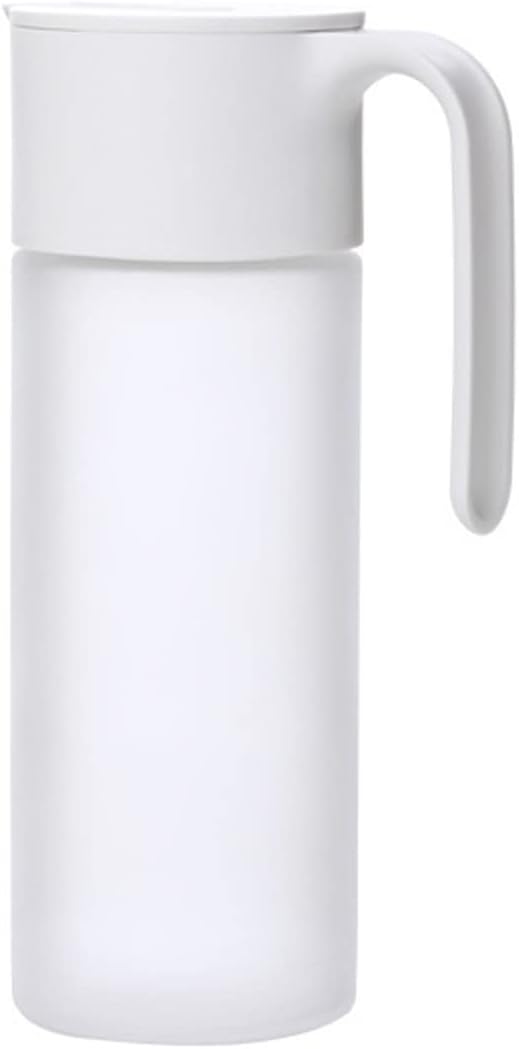 Oil White Oiler Vinegar Kitchen Utensils Porcelain Simple Oiler Sealed Jar with Wooden Lid Home Decor