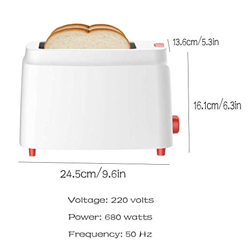 Health Slice Toaster,brotbackautomat Toaster Neun-Stufen-Einstellung Doppelseitiges Backen Bequeme Temperatureinstellung… – Bild 3