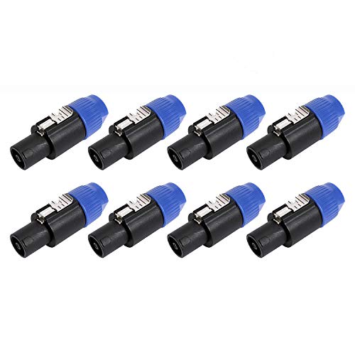Adaptadores Speakon Cable 4 polos pack 8 unidades miniatura 1