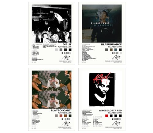 Playboi Poster Carti Album Cover Signed Limited Poster Print Rapper