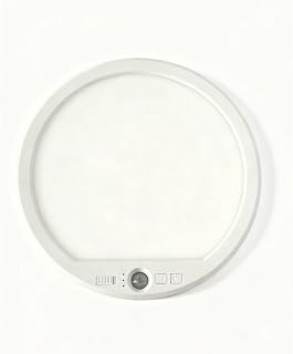 Wuraire Rechargeable Motion Sensor Ceiling Light with Remote, Magnetic Mount, Cordless, Dimmable 3 Color Temperatures (6500K~3000K), No Wiring LED Light for Closet, Stairs, Hallway, Porch, Pack of 2