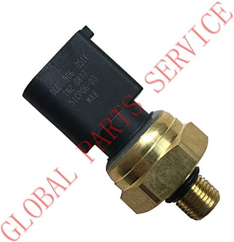 QUANQIUKE Fuel Pressure Sensor Fit for A3 A4 A5 A6 A7 A8 Q5 Q7 06E906051K 51CP06-03 Low Pressure Thrust Sensor 06E906051E 06E906051J