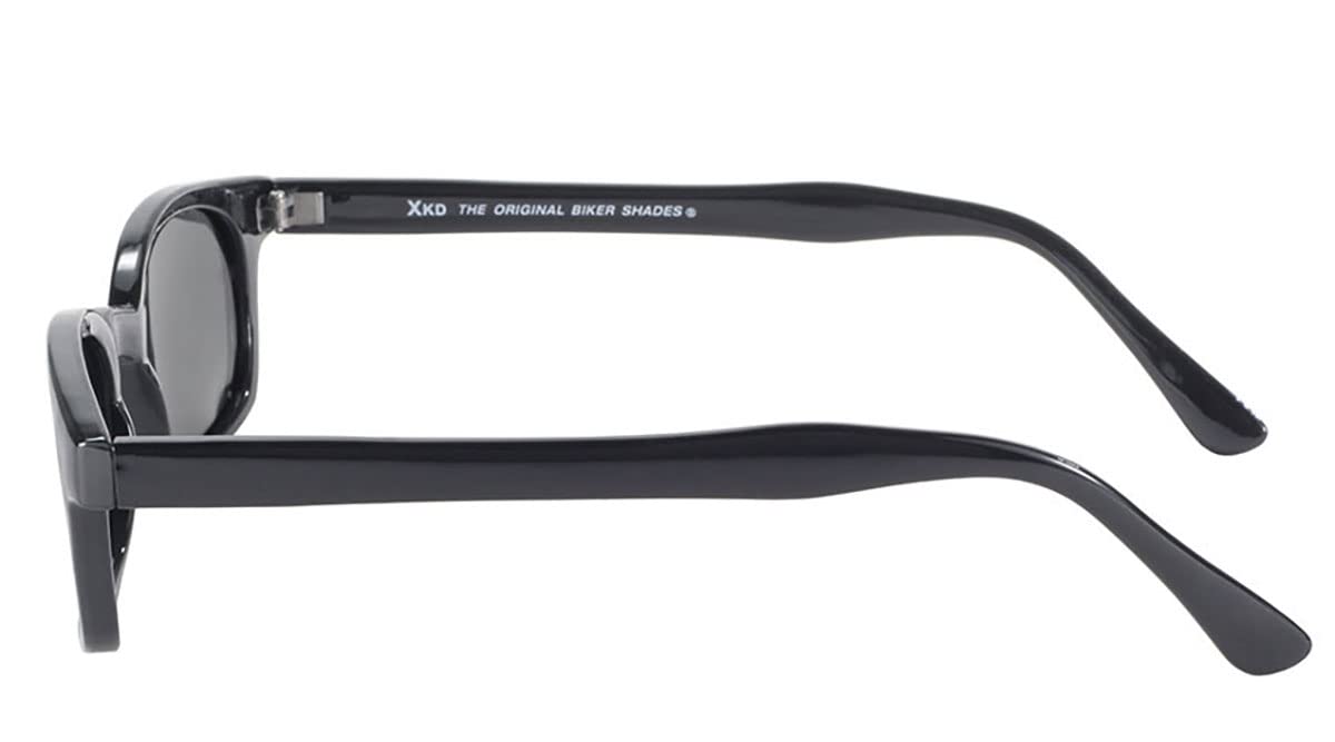 KD's X 1019 - Lunettes de soleil polarisées sportifs et motards - homme & femme - s'adaptent sous casque moto vélo ski - Verres gris UV400
