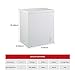 KEG 5.0 cu ft Top Chest Freezer with Adjustable Thermostat and Removable Storage Basket, Freezing Machine for Home and Kitchen