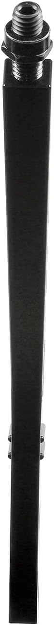 Hurst 5389024 Gear Shift Lever Stick 8 in. Lay Back Black Aluminum 3/8-16 Thread Shift Knob Not Included Gear Shift Lever Stick