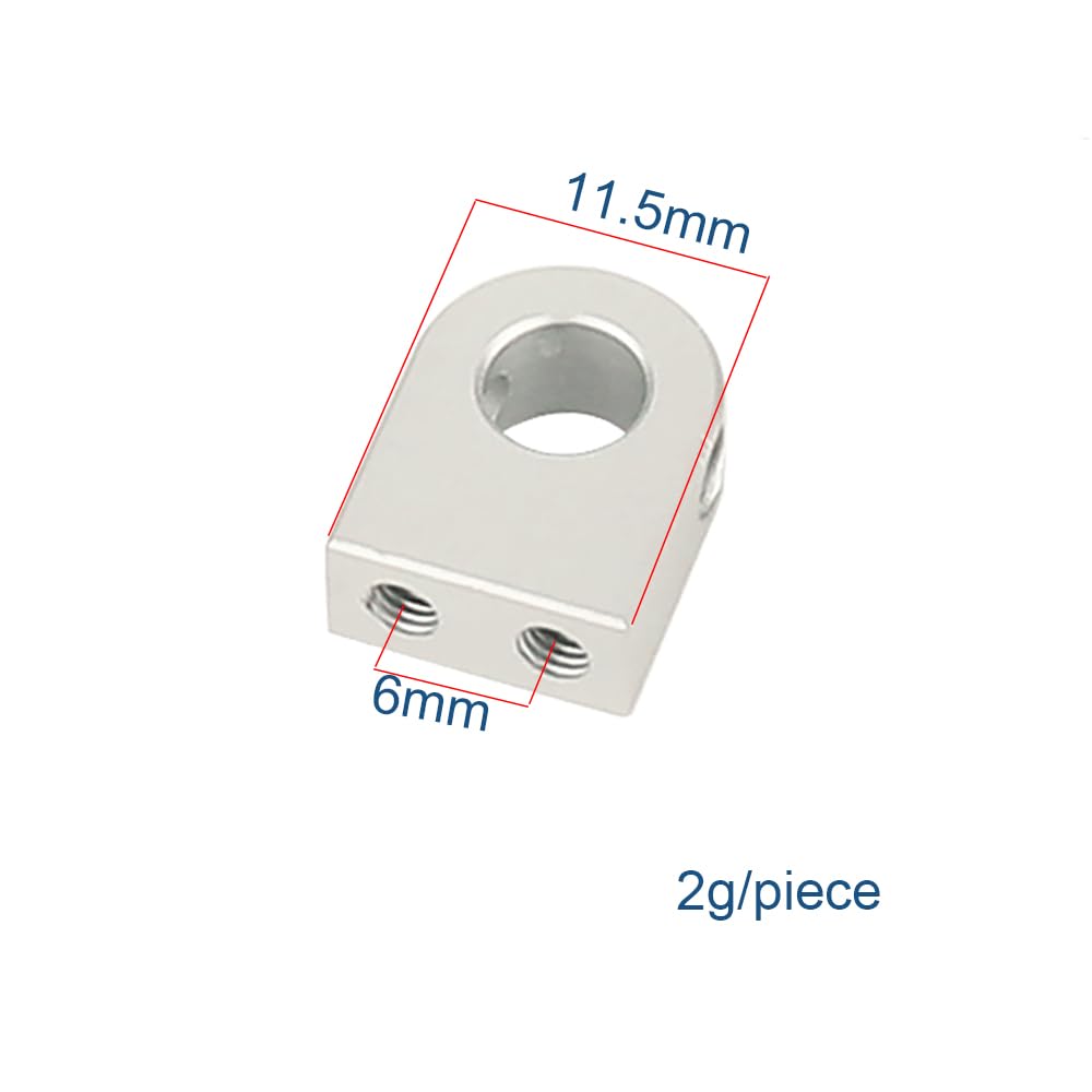 ZXYRC CNC Aluminum Body Post Mount For Axial SCX10 PRO RC Crawler - Silver, 4pcs With Screws - View #11