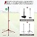 Gonex Baseball Tee Softball Tee Practice Hitting Batting Tripod Stand Rubber Tee Collapsible Portable with Carrying Bag