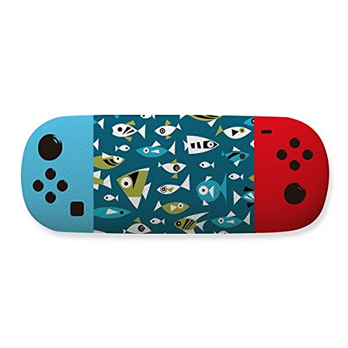 Boîte de rangement pour lunettes avec motifs poissons pour organiser 8 paires de lunettes de soleil