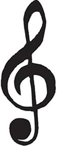 Hampton Art Expressions Rubber Stamps, Music Note