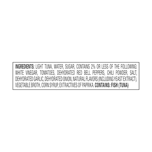 Image of StarKist Tuna Creations Sweet and Spicy, 6oz Pouch, 12-Pack | 18g Protein Per Serving, Wild Caught, Shelf Stable Seafood, Gluten Free, Soy Free, No Draining, Ready to Eat for Salads