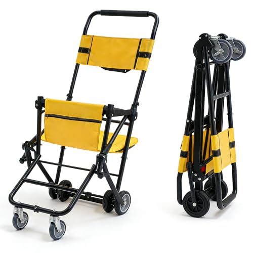 Portable 4-Wheel Rescue Stair Chair