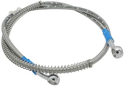 Motorcycle Brake Oil Hose Line Pipe Fitting Stainless Steel Braided 39cm 2850781362191 - View #3