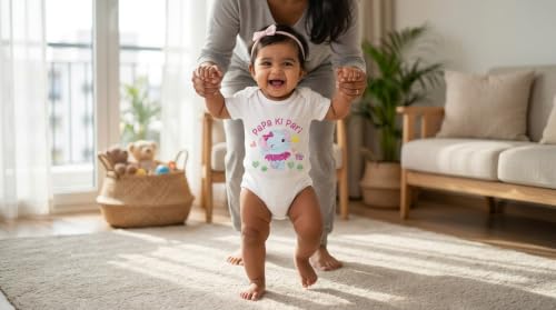 Image of Lillypupp Cotton Body Suit For New Born Baby Boy Girl Made To Express Love For Fathers /Daddies. Half Sleeves Romper Bodysuit Clothes For Infant Toddler Boys Girls.