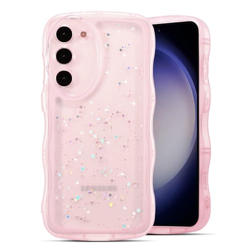 QLTYPRI �Ή� Galaxy S23 FE �P�[�X �N���A TPU �J�o�[ �E�F�[�u ������� �؍� ���� �E�F�[�u �O���b�^�[ ���� ���^ �y�� �ϏՌ� ����~�� �X�}�z�P�[�X ���C�����X�[�d�Ή� �X�g���b�v�z�[���t�� �M�����N�V�[S23 FE 