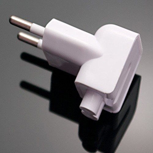Image of Indian Style /EU Plug Adapter Duck Head for Power Adapters of Apple MacBook,Powerbook, Pro, Air, iPod, iPhone, iPad, iBook