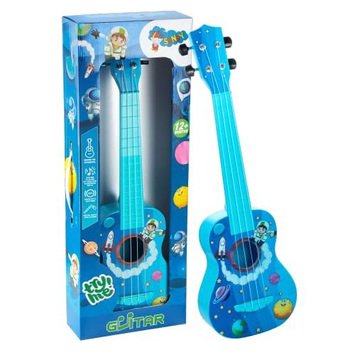 Sunny Space Explorer Musical Guitar for Kids – with Metal Keys & Learning Notes | Fun & Educational Toy for Toddlers (12 Months+)|Blue-image-11