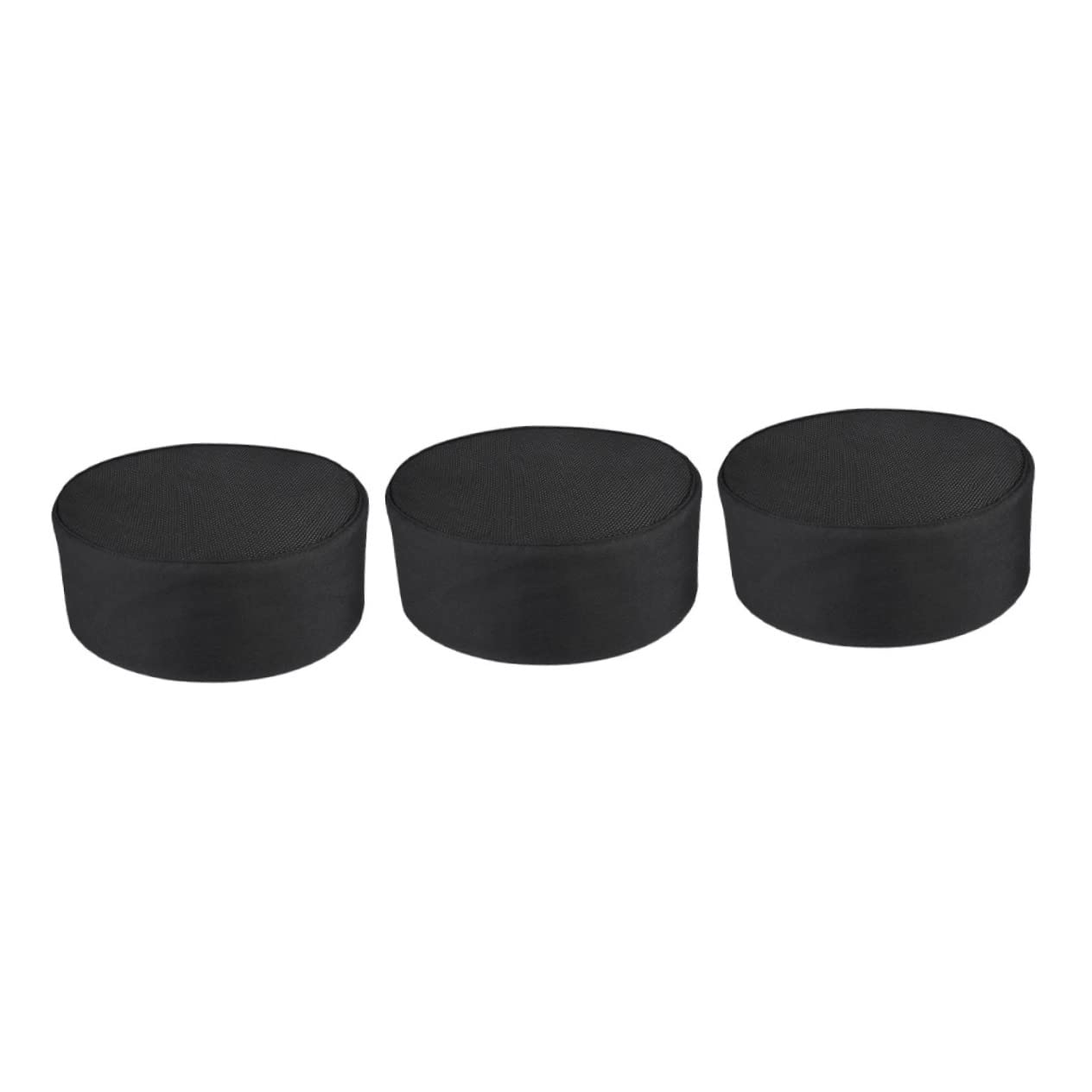Sombrero De Cocinero Tapa De Cocción Sombrero De para Negro Gorro Cocinero Gorro Chef Gorro De Chef Gorras De Cocinero Transpirables Ropa De Algodón Black