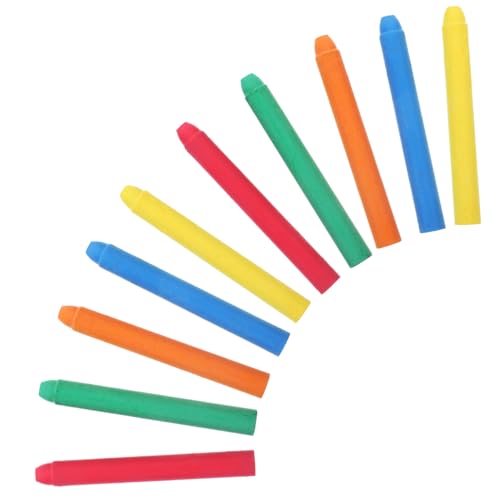 OFFSCH 20Pcs Water Soluble Colored Chalk for Blackboard Dust Chalks for Classroom Outdoor Play and Creative Art Projects