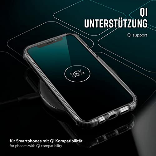 Carcasa iPhone 11 Pro Max ONEFLOW transparente con protector de cámara 3D negro 7