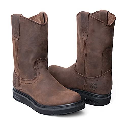 Image of 7L SIETE LEGUAS - Men's Leather Wellington Boot Light and Tough with Oil Resistant Sole style 2222