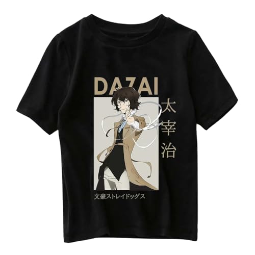 Bungou Stray Dogs Estate Manica Corta Dazai Osamu T-Shirt Unisex