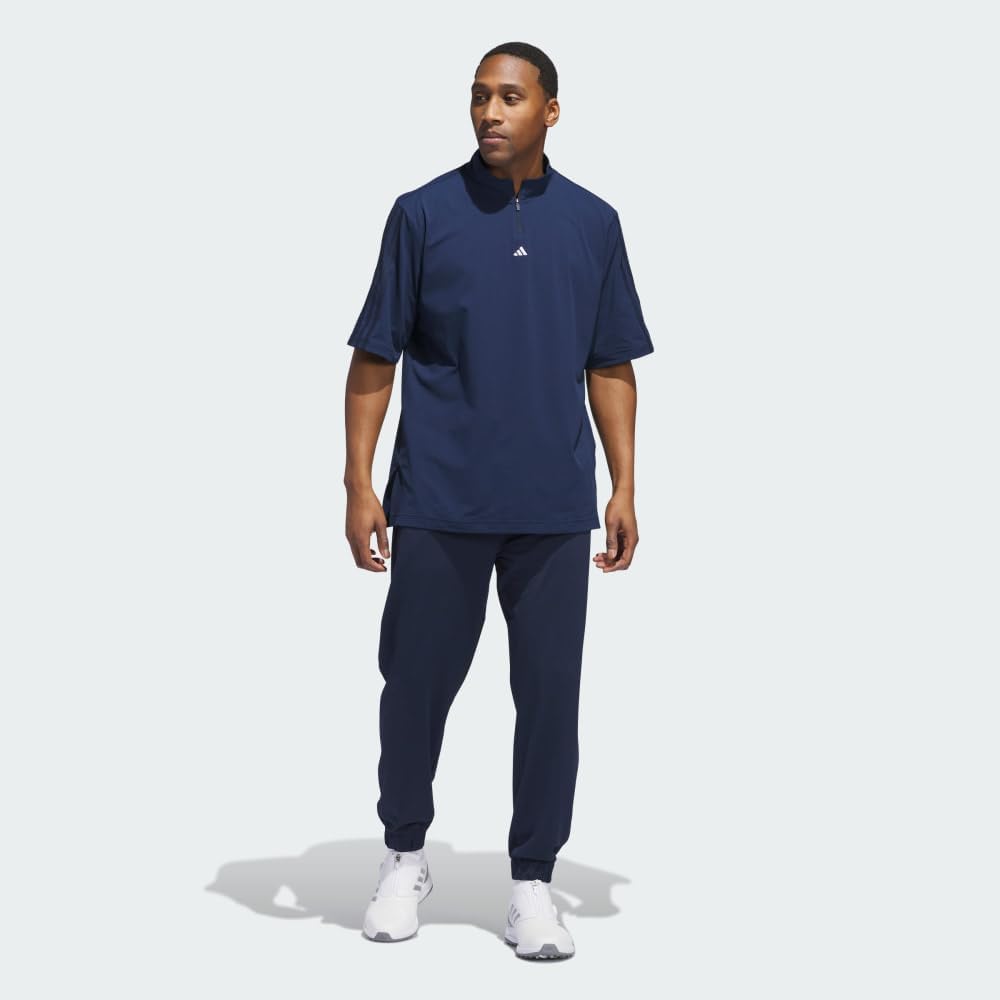 adidas Men's Ultimate365 Sport Twistknit Mock Polo Shirt