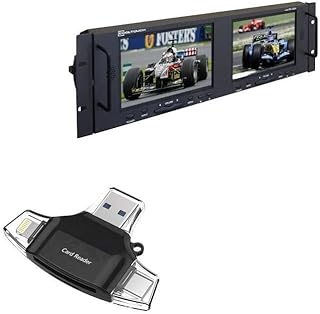 BoxWave Smart Gadget Compatible with Cooltouch RX-702TA - AllReader SD Card Reader, microSD Card Reader SD Compact USB - Jet Black