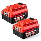 Battxita 2Pack【3RD-Upgrade】 20V 6.0Ah Replacement Battery for Craftsman 20V Lithium Battery Compatible with CMCB204 CMCB206 CMCB205 CMCB202 CMCB201 Cordless Power Tools
