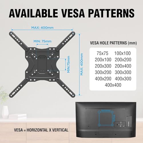 ELG FULL40 - Suporte Articulado de Parede Compatível com TVs de 26
