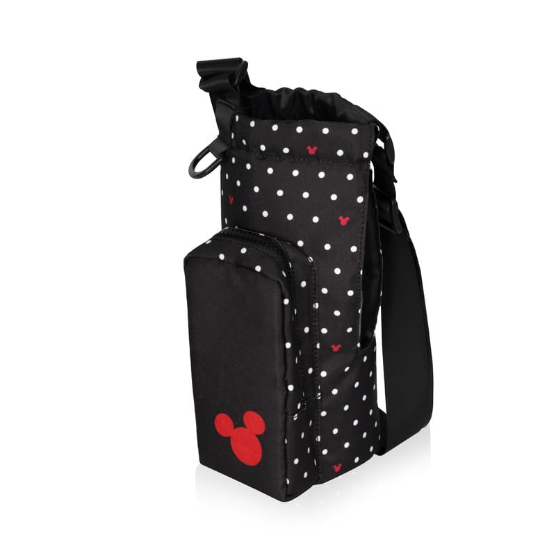 PICNIC TIME Eclipse 40 oz Tumbler Tote and Crossbody Drink Carrier, Water Bottle Holder with Adjustable Shoulder Strap and Zipper Phone Pocket