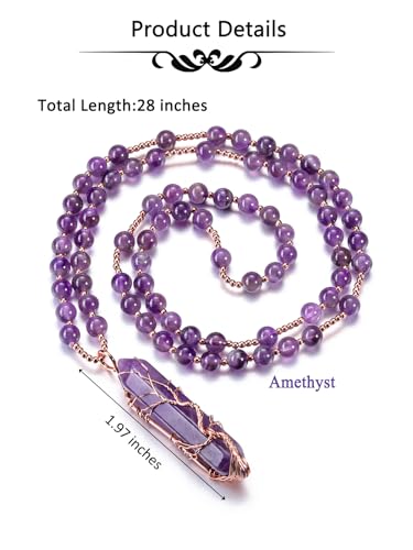 Crystaltears FPUS0004654 Amethyst Crystal Necklace thumb #6