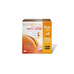 Xls Medical Max Strength Tripla Azione Compresse per la Perdita di Peso per Donna e Uomo, Favorisce la Perdita di Peso, 120 Compresse