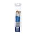 Winsor & Newton Cotman Short Handle Brush (7 Pack) (Round 1 & 6, Rigger 2, Filbert 1/4", One Stroke 3/8", Angled 1/8", Fan 2)