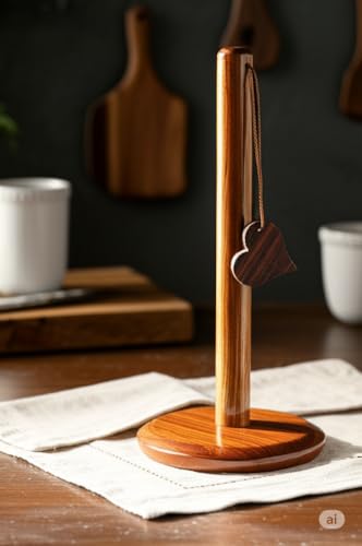 Image of Tissue Roll Holder for Kitchen | Tissue Paper Holder | Kitchen Organizer | Paper Towel Stand | Tissue Holder | Handmade, Sturdy Long-Lasting | Perfect for Kitchen, Dining & Living Room