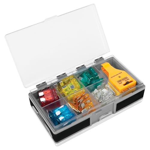 Kit de fusibles auto Performance Tool W9045 de 113 piezas con probador de corriente 3