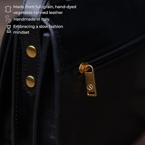 مراجعة حقيبة Time Resistance الجلدية النسائية — ميسنجر وكتف وكروس بودي مثالية للعمل - الصورة 4