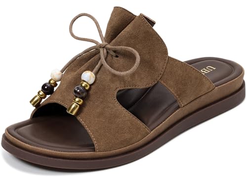 Image of UBFEN Womens Slides Comfortable Slip On Sandals