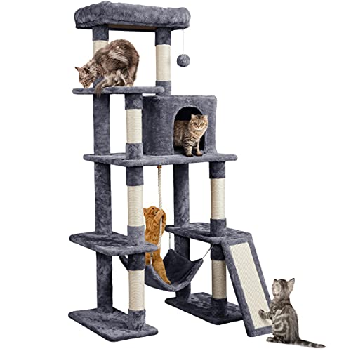 Yaheetech Large Multi-Level Cat Tree,...