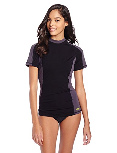 Speedo Women's Short Sleeve Endurance Lite UPF 50 and Rashguard