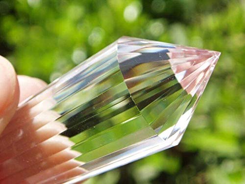 24 Caras Estilo Vogel Cristal de Cuarzo Transparente Punta 49 g Inicio Colecciones