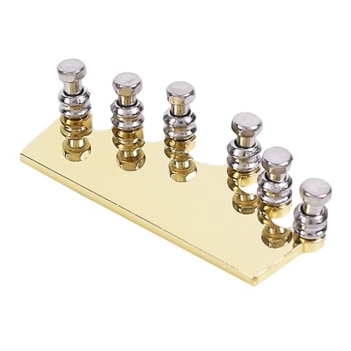 VINTORKY ギター弦調音 色 属製ギターフェルールプレート エレキギター向け