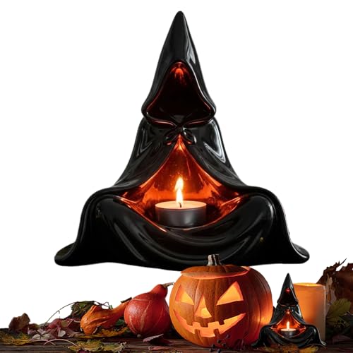 Eoixuqba PortaTealight Halloween | Supporto Votive Spaventoso,PortaA Forma Di E Per Casa Ufficio Scuola